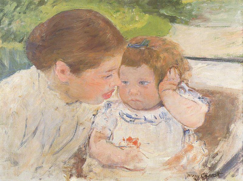 Mary Cassatt Susan Comforting the Baby No. 1 oil painting image